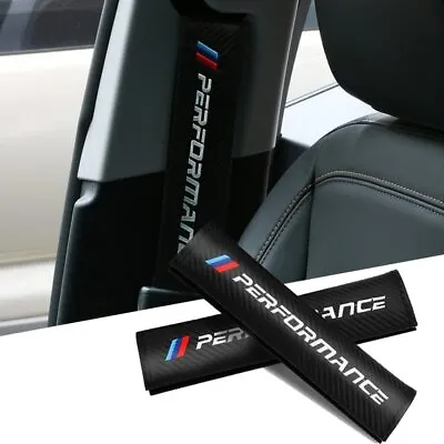 $12.99 • Buy BMW M Performance Car Carbon Seat Belt Cover Safety Shoulder Strap Cushion Pad