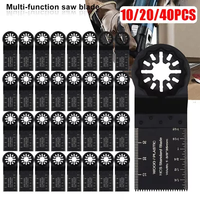 £21.84 • Buy 10-40x 34mm Bi-metal Compatible Multi Tool Saw Blades For Bosch Fein Makita UK