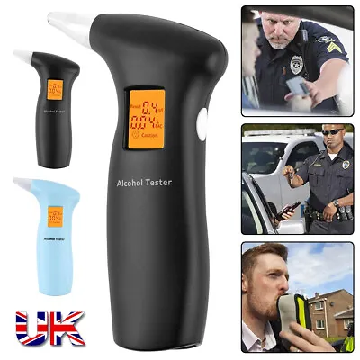 £12.59 • Buy Professional LCD Digital Breath-Alcohol Tester Breathalyser Police UK Seller