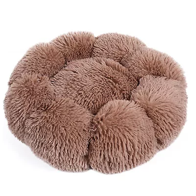 Washable Dog Bed Calming Pet Bed Soft Plush Cushion For Small Medium Dogs Cats • $14.99