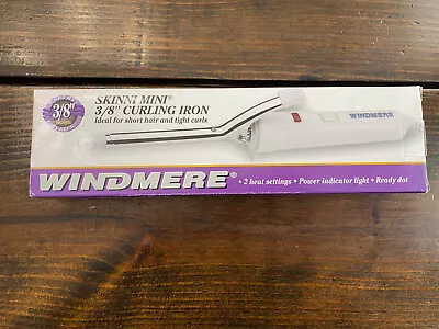 ✅Vintage ✅NEW ✅Windmere ✅Skinni Mini ✅3/8  BARREL Curling Iron ✅SM-1C/220 • $14.44