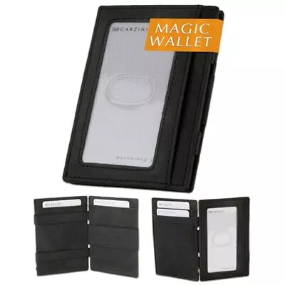 Magic Wallet With ID Holder Minimalist Wallet With RFID Card Holder Leather • $73.42