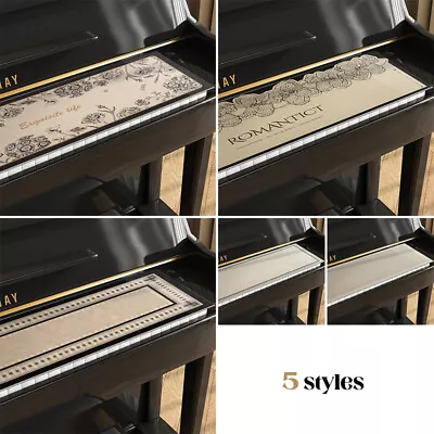 Piano Keyboard Dustproof Protection Cover American Vintage Soft Cloth 126x18cm • $10.81