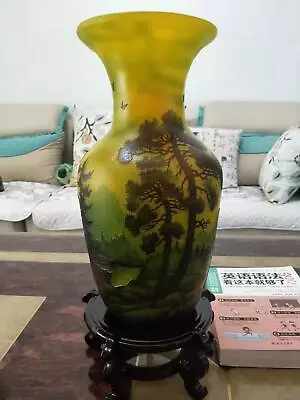 $450 • Buy Very Beautiful. Emile Galle Cameo Glass Vase