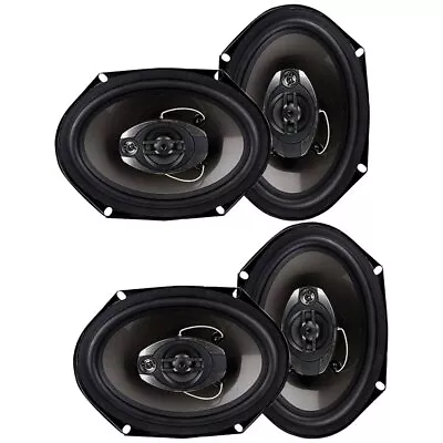 (Qyt 2) Pair  Audiodrift Dsa-6873S 6X8  350W 3 Way Car Audio Coaxial Speakers • $81.64