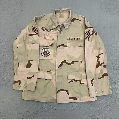 US Military Combat Coat Size Medium Regular Desert Camo • $14.99