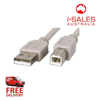 $8.90 • Buy 3M 6FT USB 2.0 Printer Cable Extension Print High Cord Type A Male To B Male