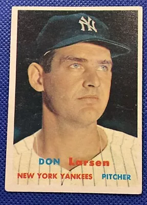 1957 Topps ⚾️   Don Larsen ⚾️ Excellent  ⚾️ New York Yankees • $14.99