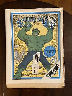 Vintage Rolling Stone Magazine #91 (1971) Herb Trimpe Hulk Cover! • $19.99