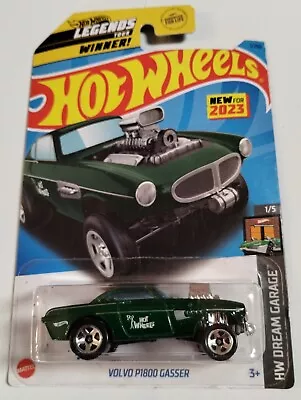 Hot Wheels Volvo P1800 Gasser 2023 HW Dream Garage Series Green 1/5 H19 • $6.85