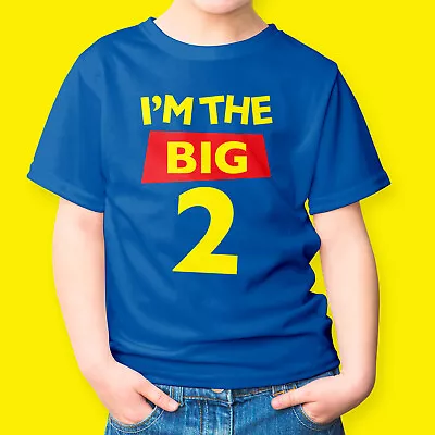 I'M THE BIG 2 TSHIRT Toy Story Theme Birthday Kids  • £8.99