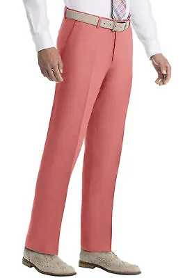 Lauren Ralph Lauren Mens UltraFlex Classic-Fit Linen Pants 38W X 30L Red - NWT • $49.50