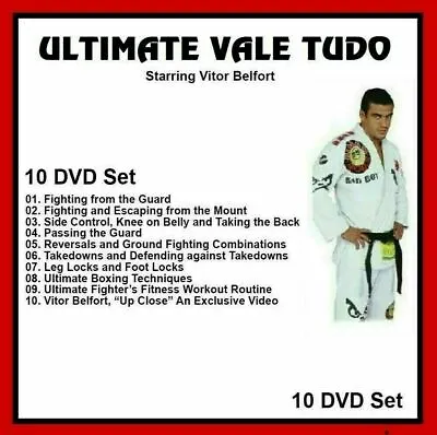 ULTIMATE VALE TUDO MMA 10 DVD SET Training W VITOR BELFORT UFC • $55