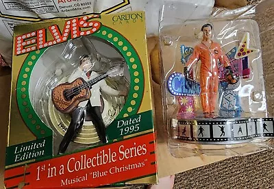 Lot Of 2 Carlton. Elvis Presley Christmas Ornaments Works • $5.99