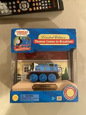 Thomas The Tank Engine Comes To Breakfast Wooden Railway Limited Edition 2003 • $53.44