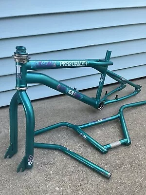 Dyno Compe Bmx Freestyle Bike Frame Forks GT Air Vertigo Performer Vintage Teal • $540