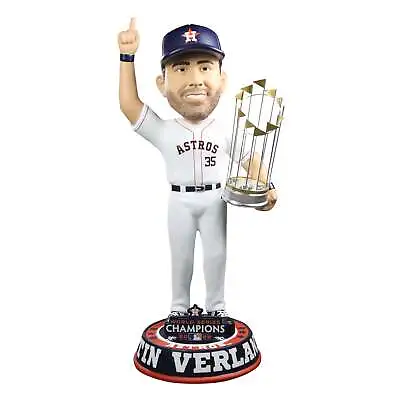 Justin Verlander Houston Astros 2022 World Series Champions 3 Foot Bobblehead • $1399.99