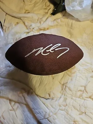 Michael Vick Signed Wilson NFL Football Falcons Autograph Authenticated  • $65