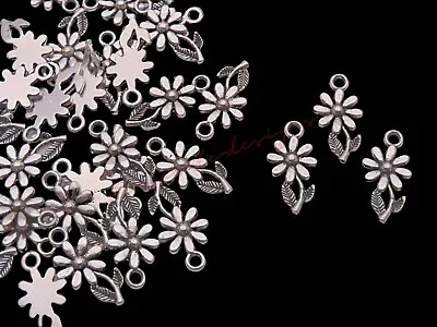 £2.25 • Buy 20 Pcs Tibetan Silver Daisy Flower Charm 20mm Jewellery Pendant Beading A216