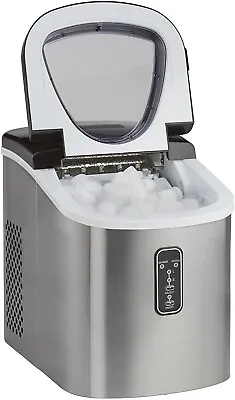 Cooks Professional Ice Cube Maker Machine Electric 13kg Per Day Automatic Silver • £99.99