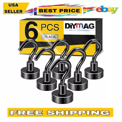 DIYMAG Magnetic Hooks - 25Lbs Heavy Duty S-Hooks • $10.78