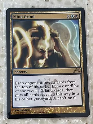 Mind Grind Gatecrash NM Blue Black Rare MAGIC THE GATHERING MTG CARD ABUGames • $5.75