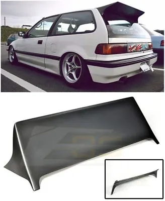 For 88-91 Honda Civic EF9 J's Style Rear Roof Wing Spoiler - Brake Light Deleted • $189.99