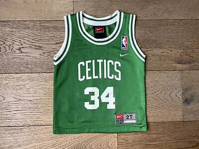 Boston Celtics Paul Pierce Nike Jersey Toddler Baby 2T Garnett Rondo • $34.99