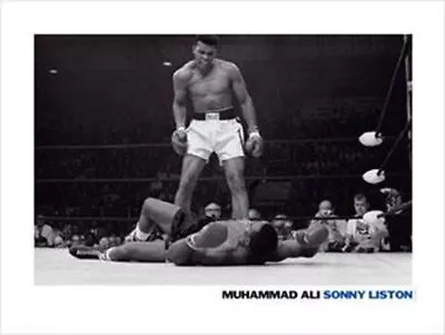 Muhammad Ali Vs. Sonny Liston 1965 - 24 X 32  - Fine Art Poster. • $122.50