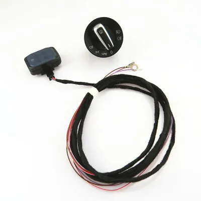 Headlight Switch & Rain Sensor + Cable Harness For VW Golf 6 Jetta Passat Tiguan • $86.65