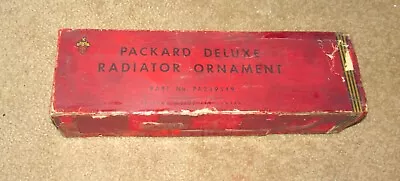 Scarce Antique Packard Deluxe Radiator Hood Ornament Factory Box Car 1930s • $49.95