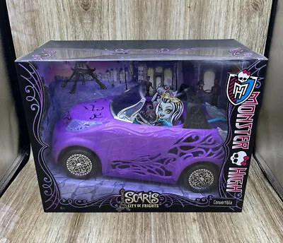 Monster High - Scaris City Of Frights Purple Convertible Sports Car Mattel 2012 • $89.99