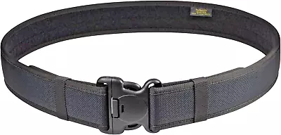 Nylon Duty Belt With Hook Lining 2 Inch Police Web  Law Enforcement Tactical BLK • $19.95