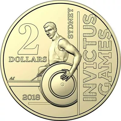 $6.95 • Buy 🔥🔥🔥 Australian Two Dollar $2 Coin - 2018 - Invictus Games Circ Rare