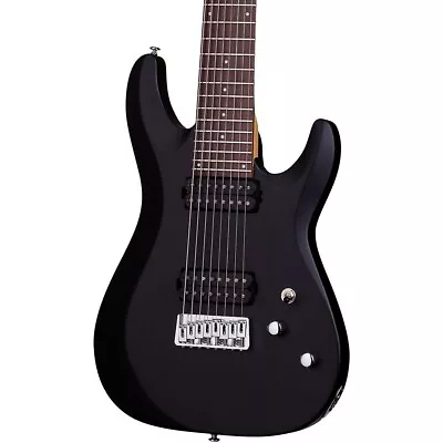 Schecter Guitar Research C-8 Deluxe Eight-String Electric Guitar Satin Black • $399