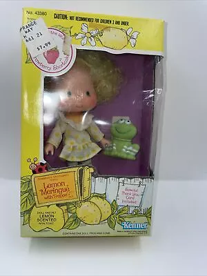 Vintage Strawberry Shortcake Lemon Meringue Doll With Frappe Pet 1982 Kenner • $59.84