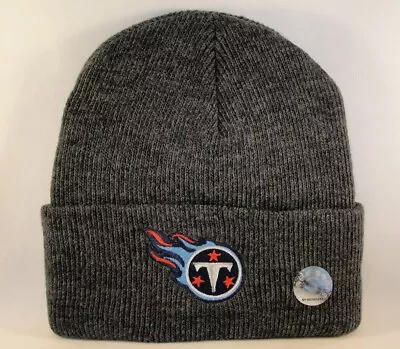 Tennessee Titans NFL Vintage Cuffed Knit Hat Charcoal Gray • $15.99