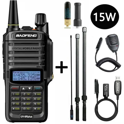 1set Baofeng Uv9r Plus Vhf/uhf Fm Walkie Talkie Dual Band Handheld Two Way Radio • $39.82