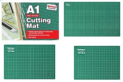 A1 A2 A3 A4 A5 Cutting Mat Non Slip Self Healing Printed Grid Lines • £4.45