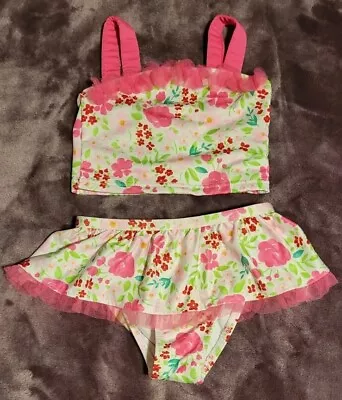 Toddler Girls 2 Piece Swimsuit Sz 24 Months. Penelope Mack. Good Condition No... • $13