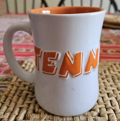 Vintage Tennessee Large Coffee Mug White & Orange.  • $15