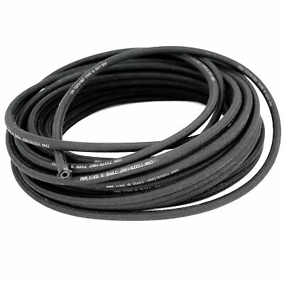£6.46 • Buy Cotton Braided Fuel Hose Rubber Pipe Vacuum Line Unleaded Petrol Diesel Oil E10