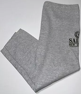 Vintage 1990’s New Orleans Saints Gray Sweatpants Men’s XL 29” Inseam NFL • $16.99