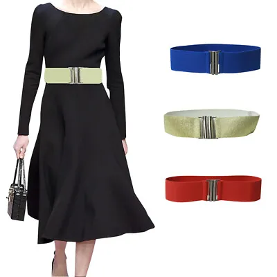 £2.99 • Buy Vintage Style Nurses Belt New Wide Elasticated Belt Waist Cinch Fancy Dress