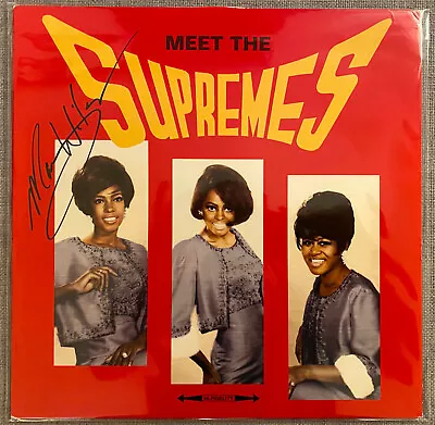 Mary Wilson Signed In Person Meet The Supremes Vinyl Record LP - Authentic  • $150