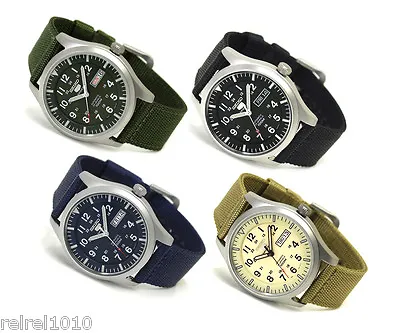 Seiko 5 Sports Military Automatic Watch SNZG07 SNZG09 SNZG11 SNZG15 • $160.27