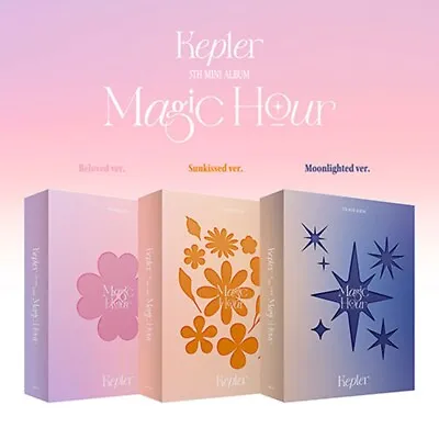 Kep1er 5th Mini Album [MAGIC HOUR] CD+84p P.Book+2ea P.Card+Sticker+etc+F.Poster • $61.99