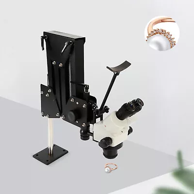 Microscope Micro Inlaid Mirror Multi-Directional Micro-Setting With Stand 7X-45X • $280.25