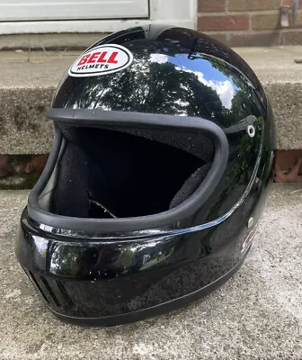Vintage Bell Snowmobile Helmet Black Snow Sprint Size Large • $49.99