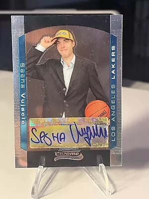 2004-05 Bowman Chrome Rookie Card #154 SASHA VUJACIC Auto /250 • $14